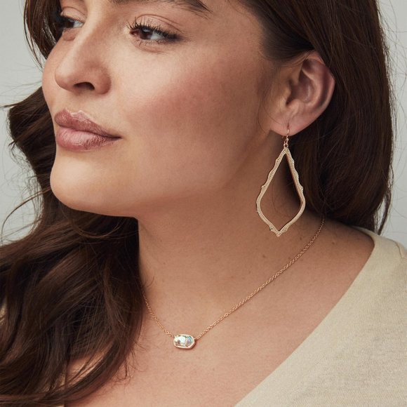 New Kendra Scott Sophee Earrings In Rose Gold - Picture 4 of 4